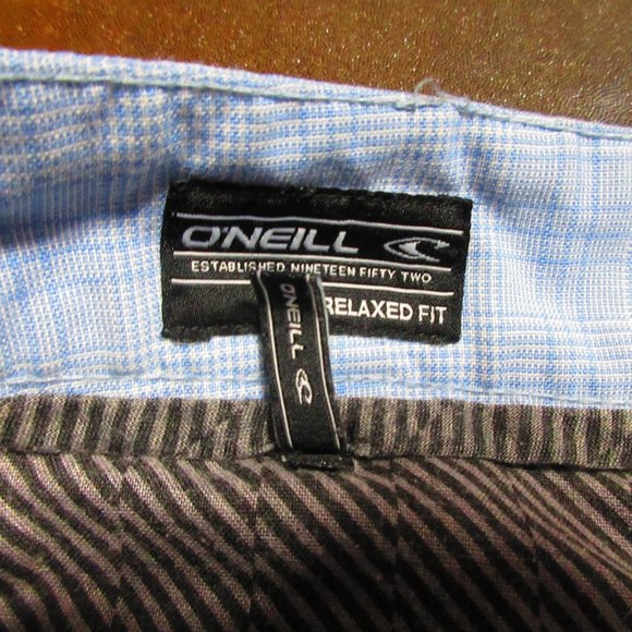Oneil Blue Plaid Shorts Size 30 Mens - Picture 3 of 9
